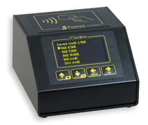 Programmeur RFID pour cartes pr�pay�es, bracelets et porte-clefs.